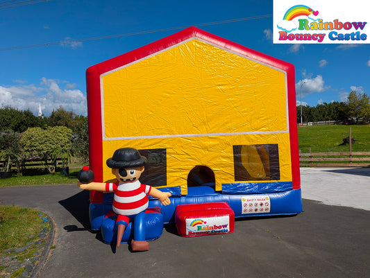 All-in-One Bouncy Castle with Themed Banner Second Edition