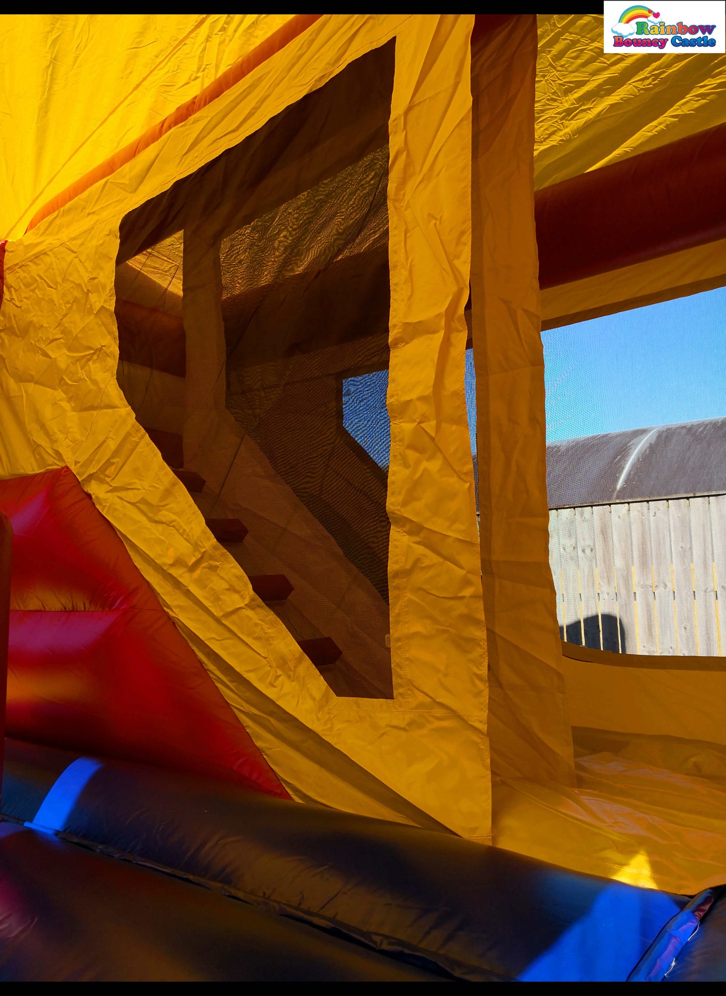 All-in-One Bouncy Castle with Themed Banner