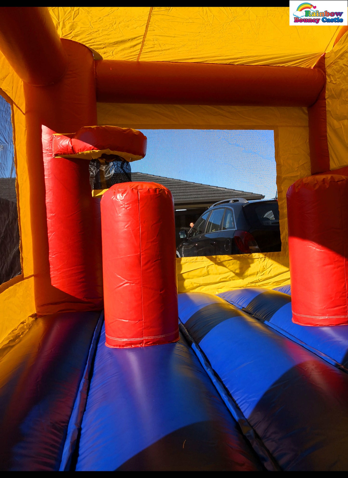 All-in-One Bouncy Castle with Themed Banner