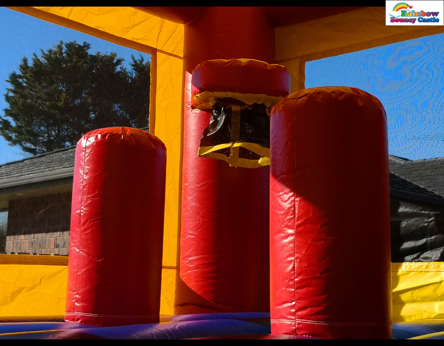 All-in-One Bouncy Castle with Themed Banner