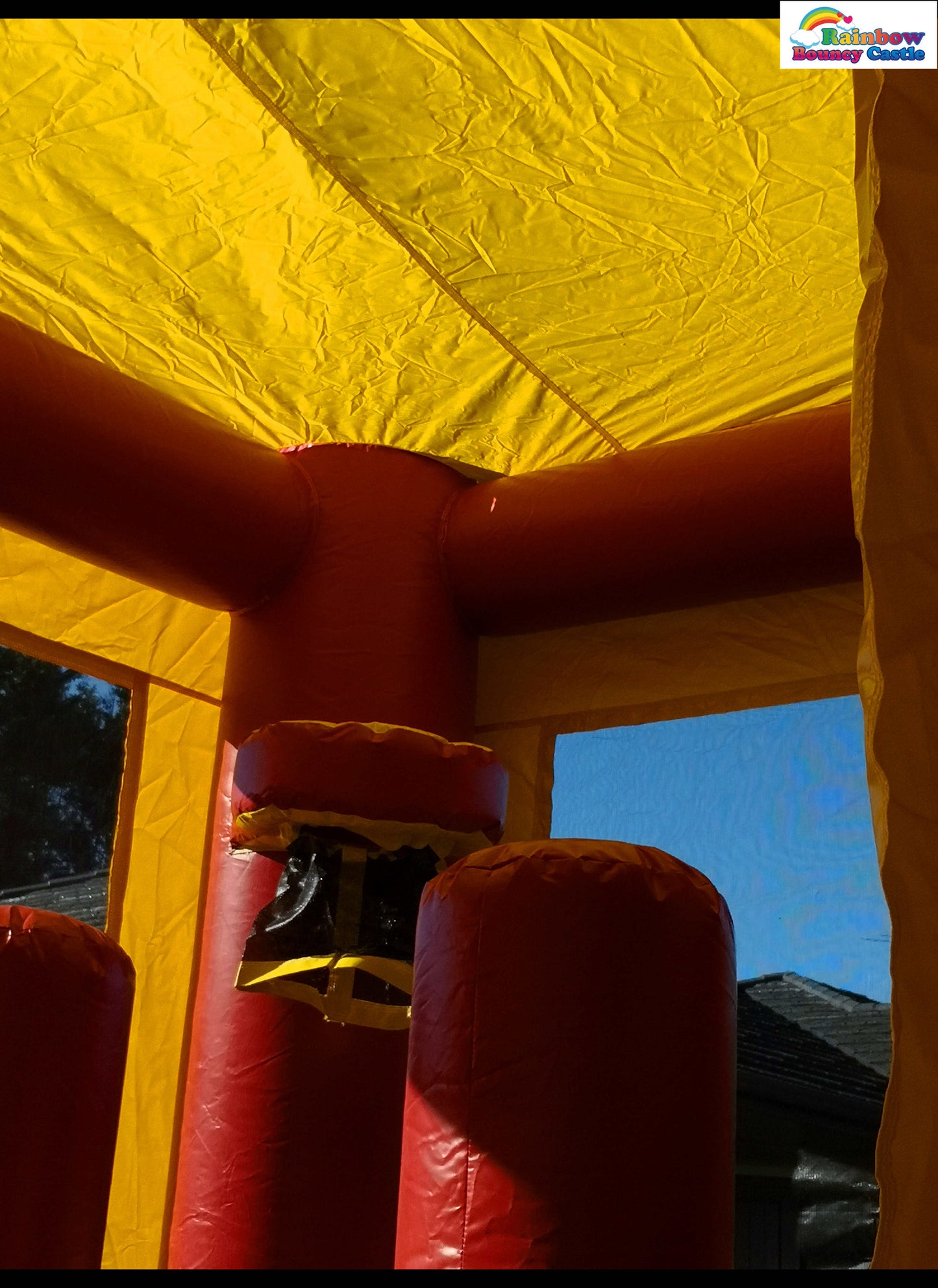 All-in-One Bouncy Castle with Themed Banner