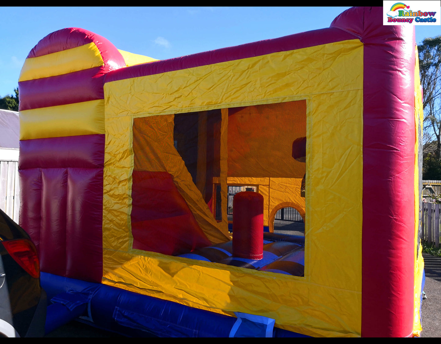 All-in-One Bouncy Castle with Themed Banner