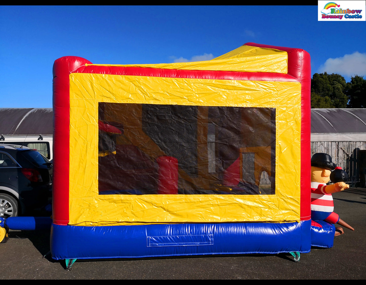 All-in-One Bouncy Castle with Themed Banner