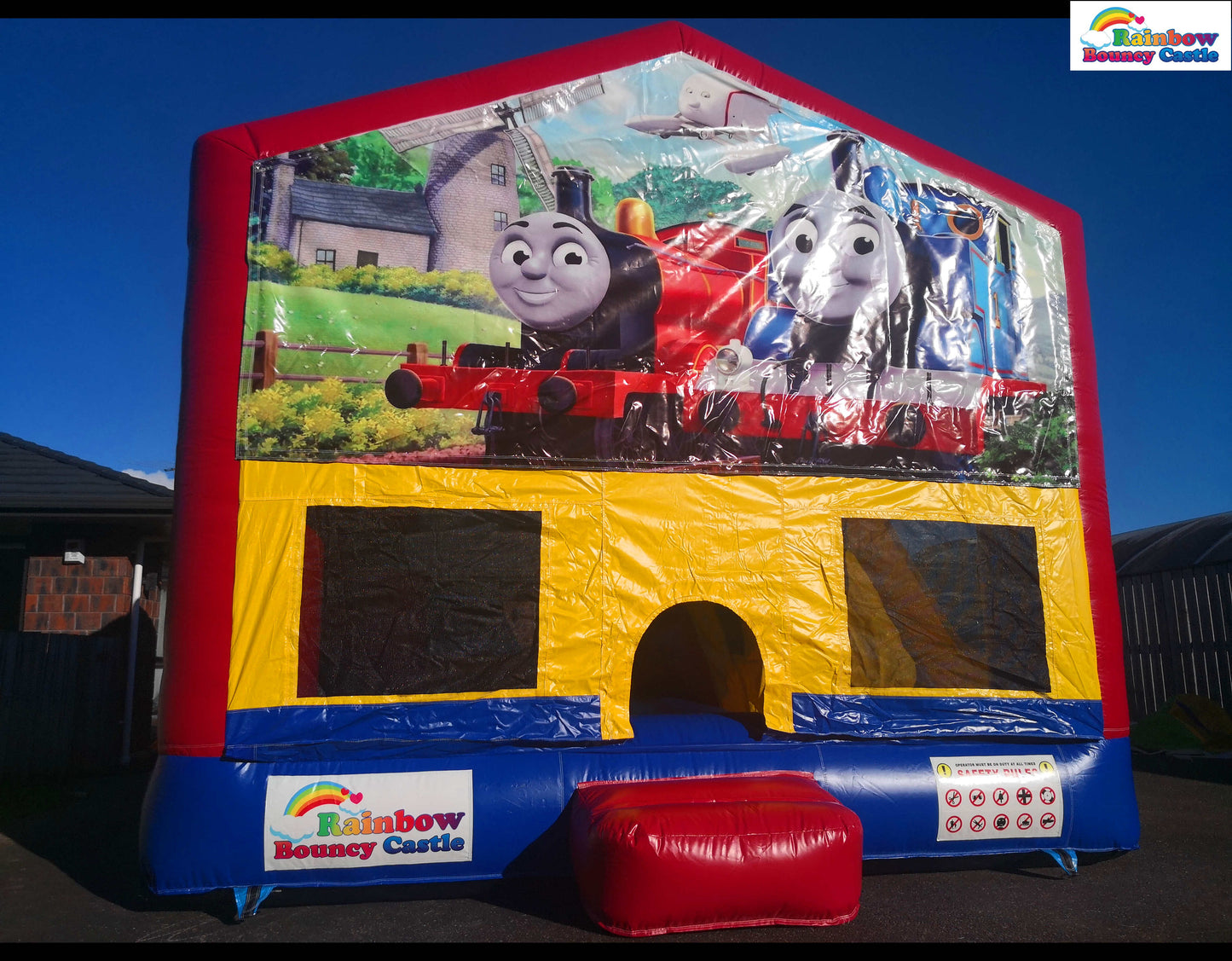 All-in-One Bouncy Castle with Themed Banner