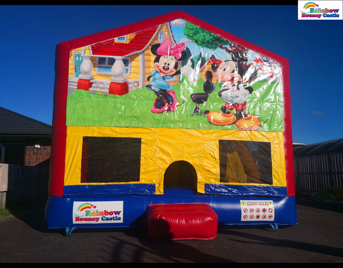 All-in-One Bouncy Castle with Themed Banner