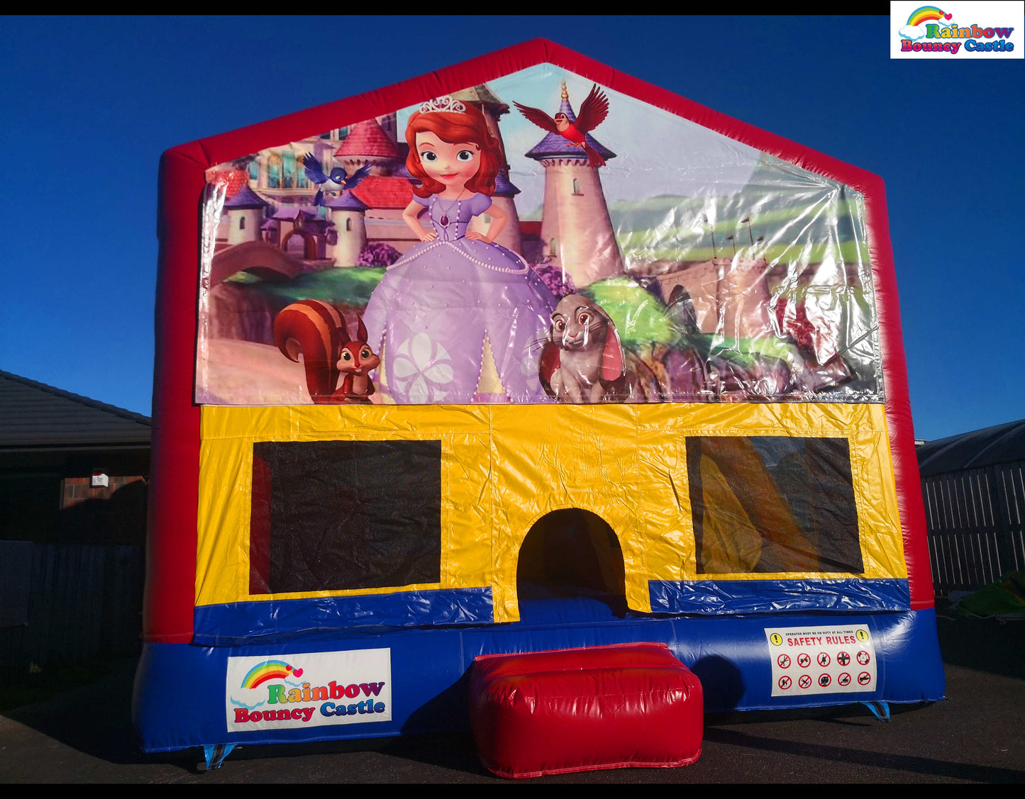 All-in-One Bouncy Castle with Themed Banner