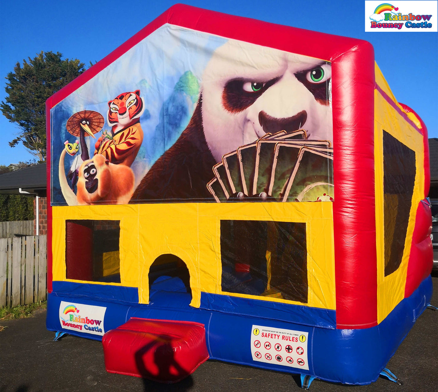All-in-One Bouncy Castle with Themed Banner