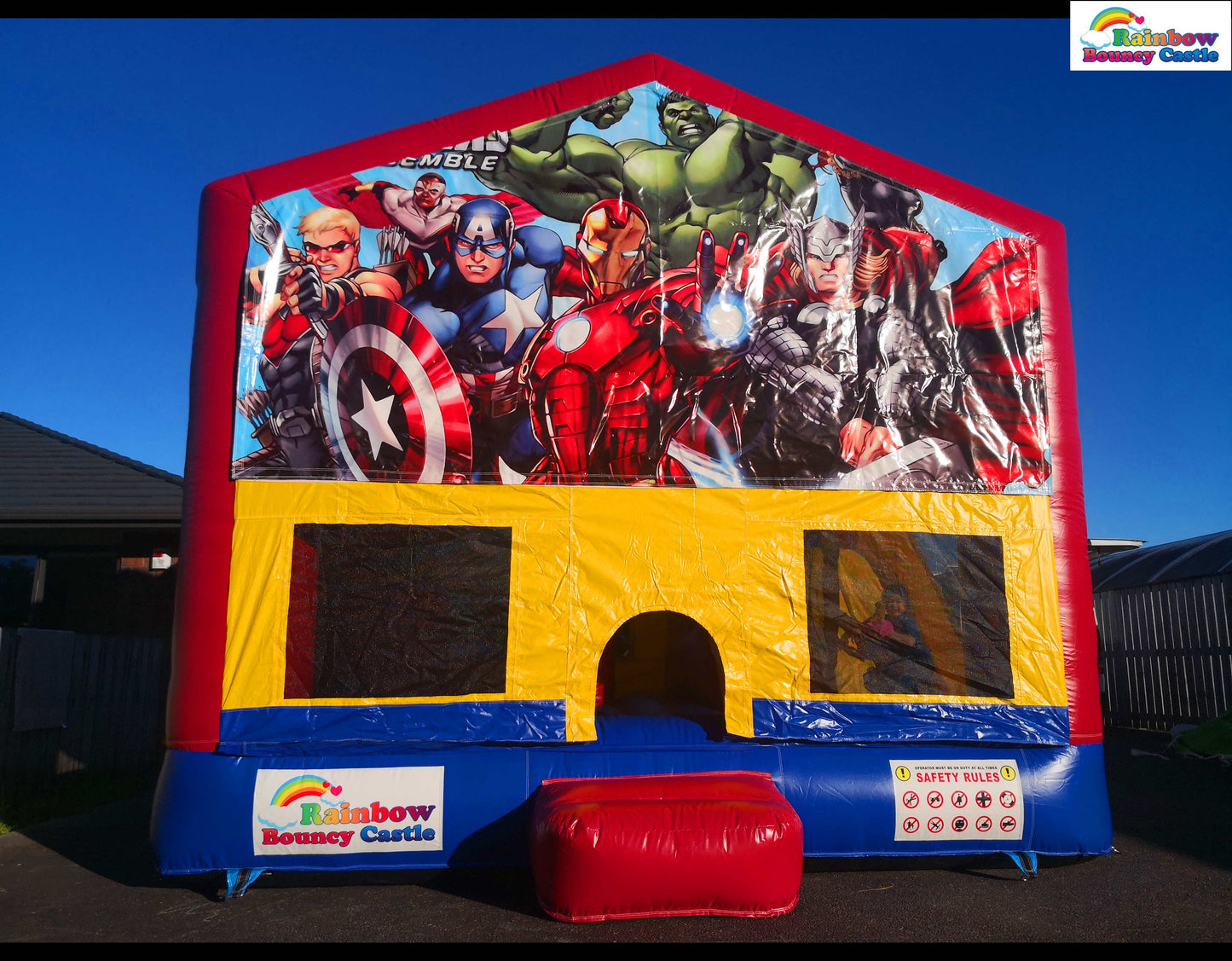 All-in-One Bouncy Castle with Themed Banner