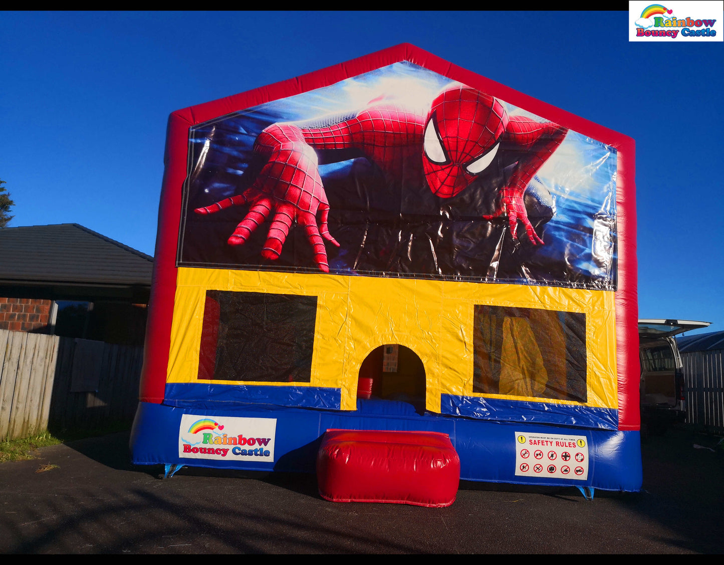 All-in-One Bouncy Castle with Themed Banner