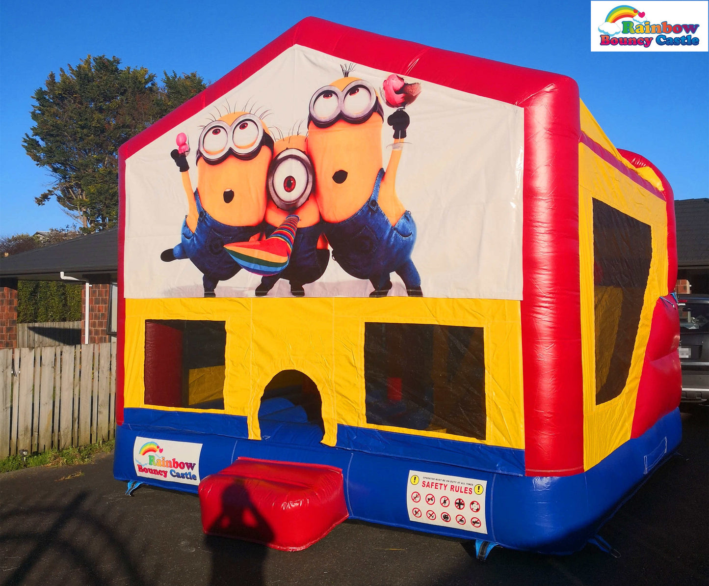 All-in-One Bouncy Castle with Themed Banner