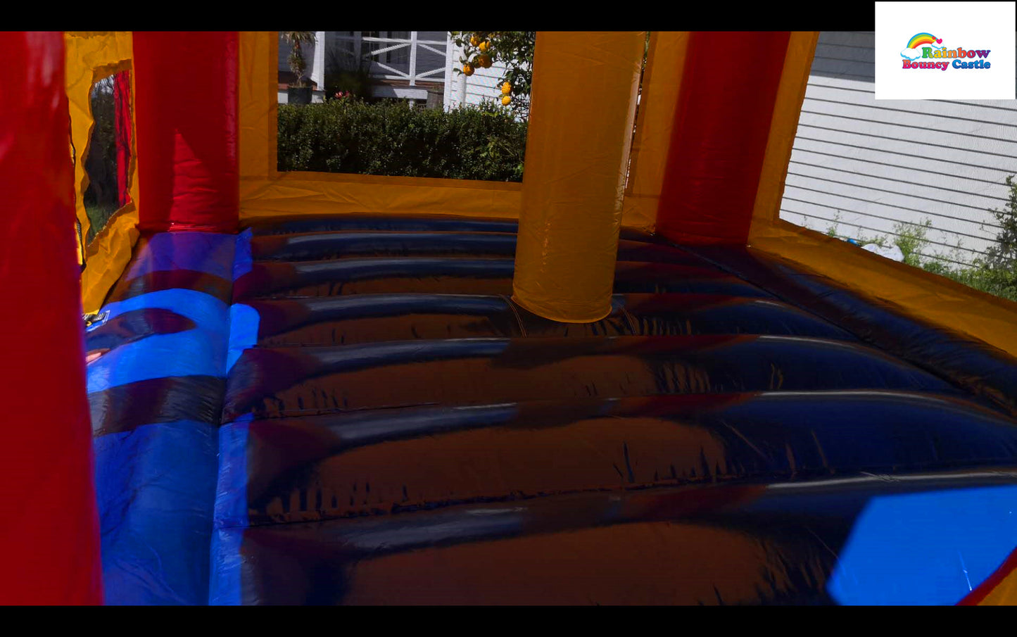 Hopping Castle with Themed Banner