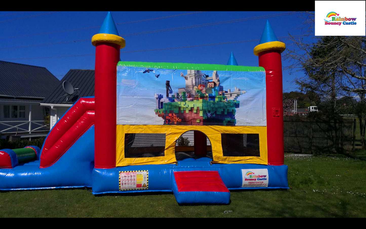 Jumping Castle with Themed Banner
