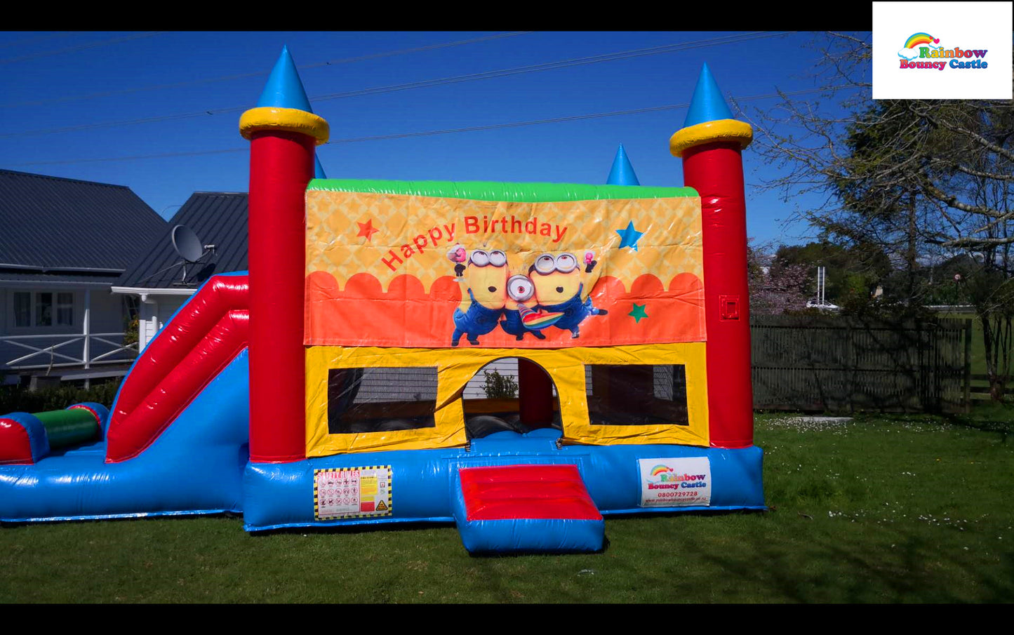 Jumping Castle with Themed Banner