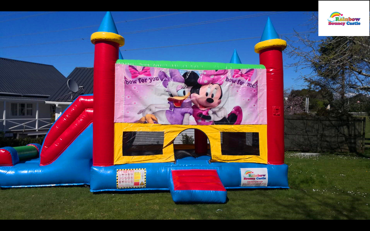 Jumping Castle with Themed Banner