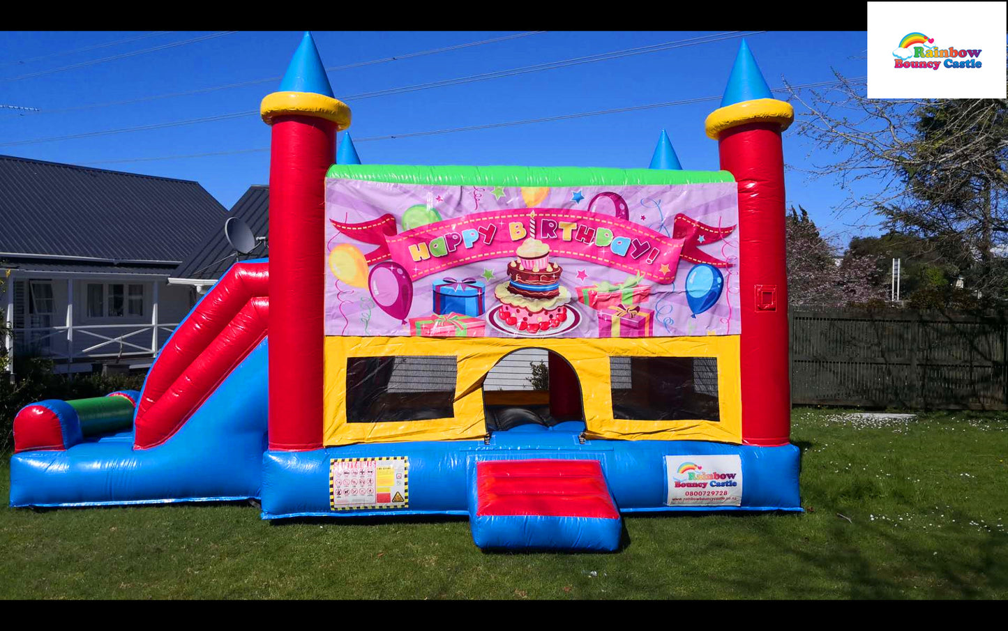 Jumping Castle with Themed Banner