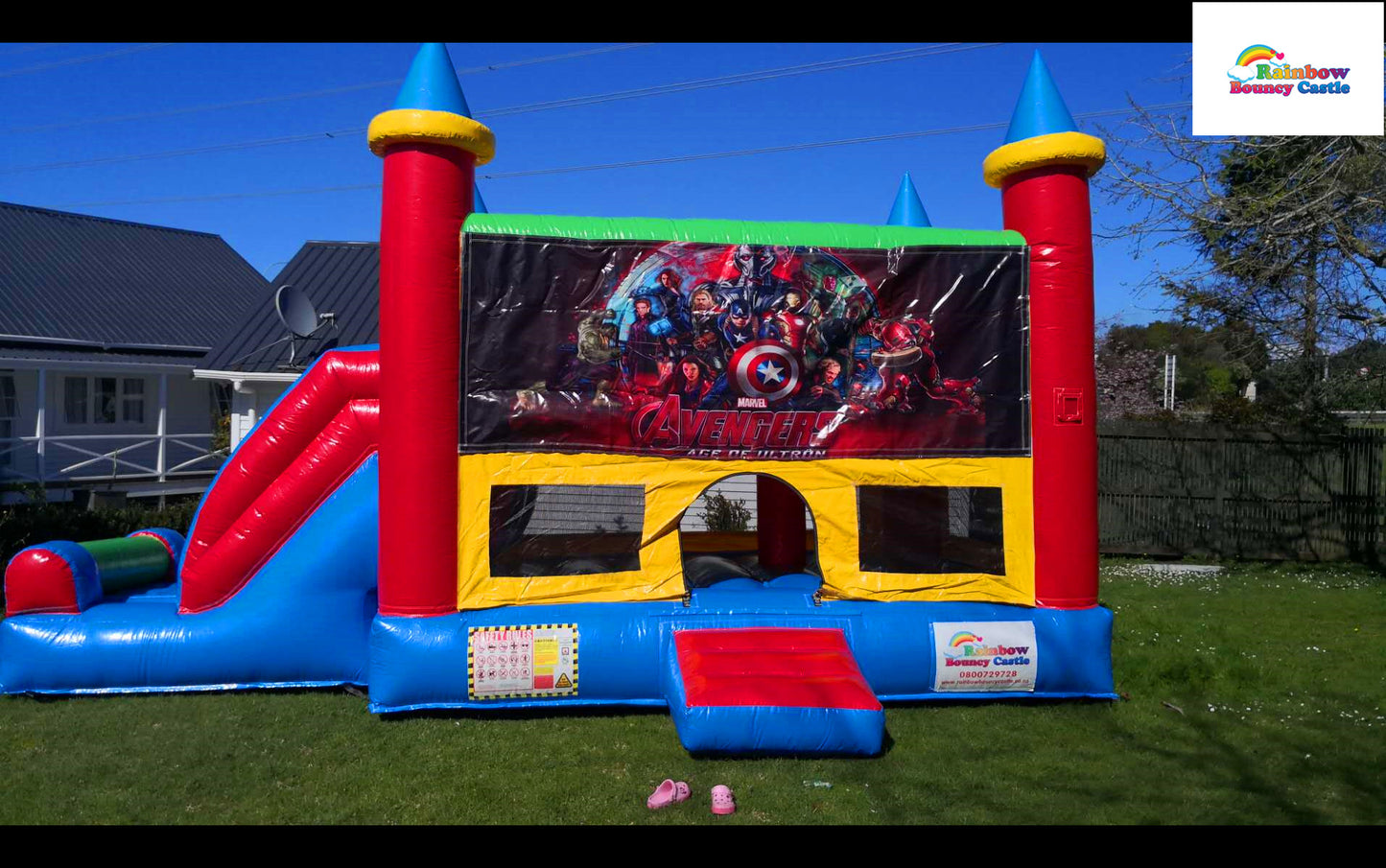 Jumping Castle with Themed Banner