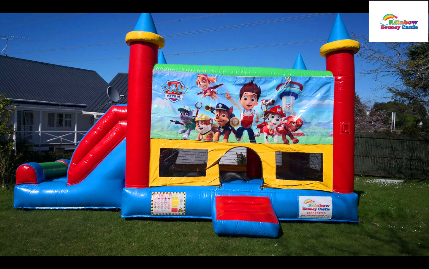 Jumping Castle with Themed Banner