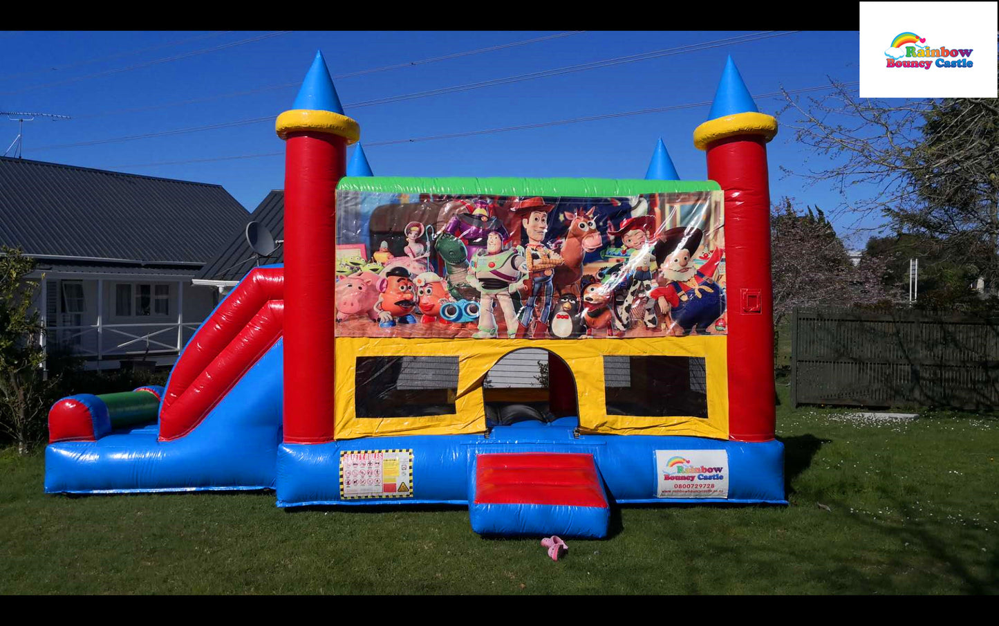 Jumping Castle with Themed Banner