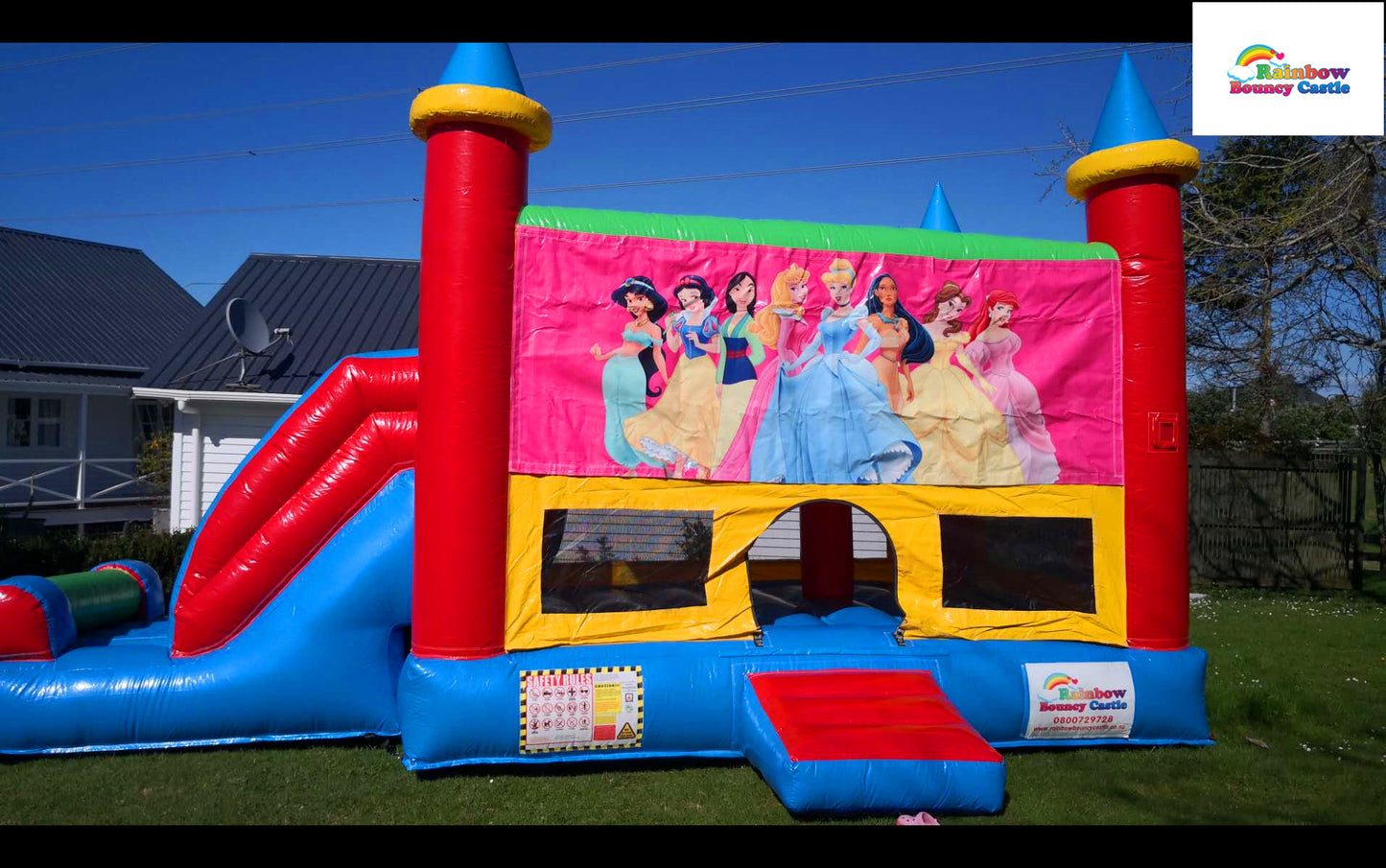 Jumping Castle with Themed Banner