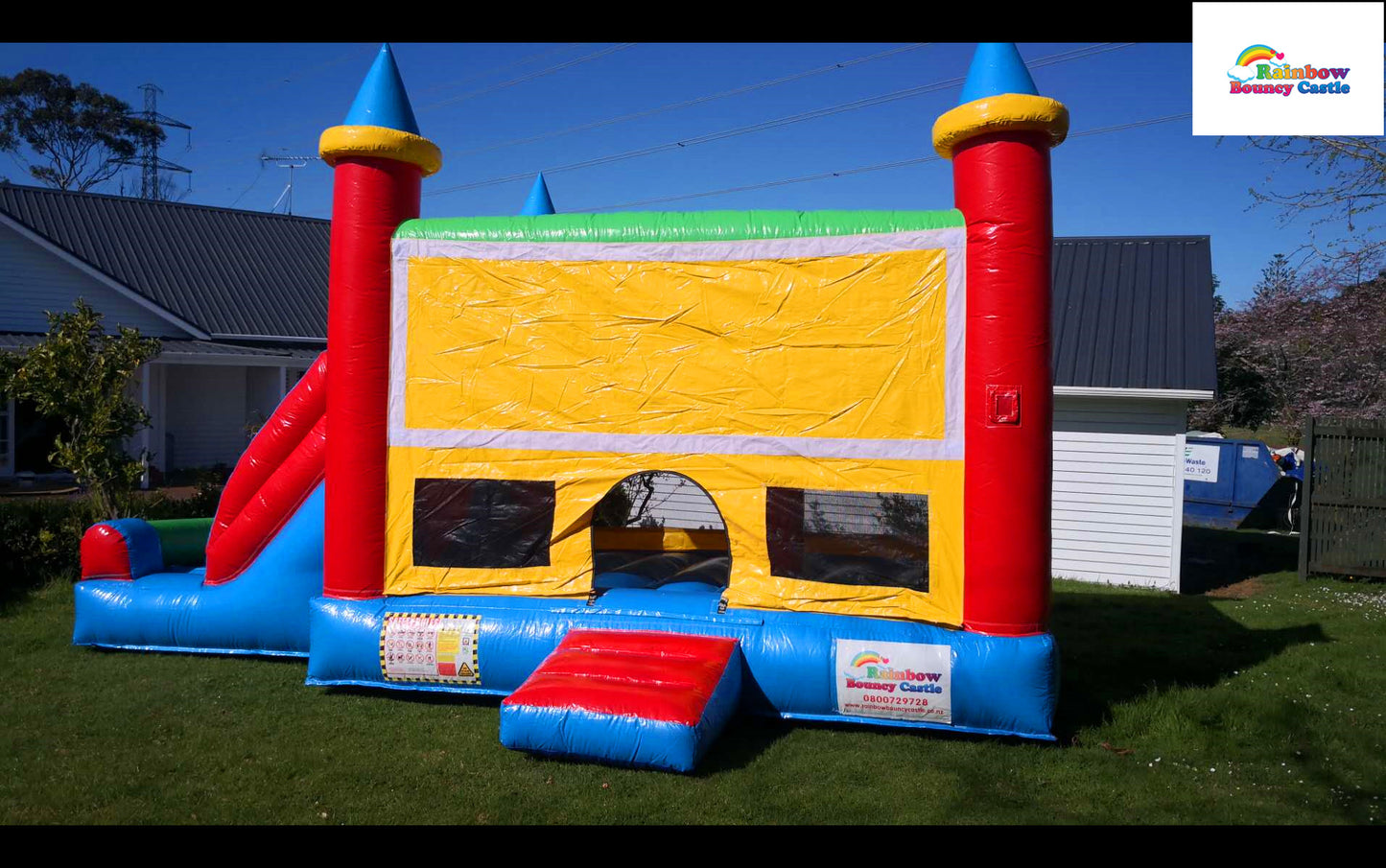 Jumping Castle with Themed Banner