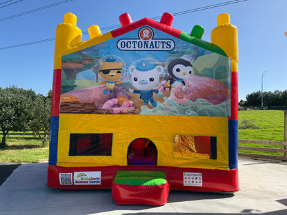 All-in-One Lego Bouncy Castle with Themed Banner