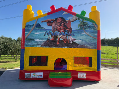 All-in-One Lego Bouncy Castle with Themed Banner