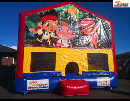All-in-One Bouncy Castle with Themed Banner