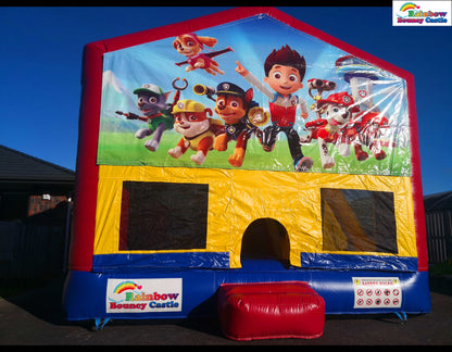 All-in-One Bouncy Castle with Themed Banner