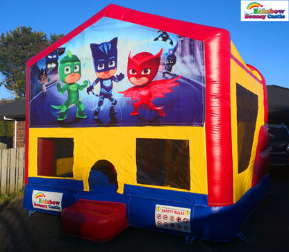 All-in-One Bouncy Castle with Themed Banner