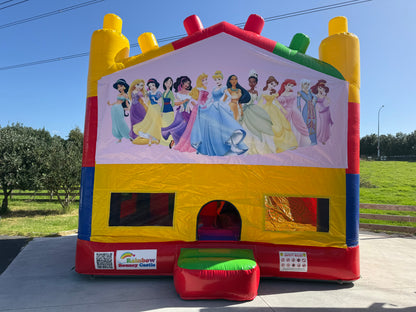 All-in-One Lego Bouncy Castle with Themed Banner