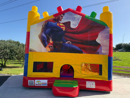 All-in-One Lego Bouncy Castle with Themed Banner