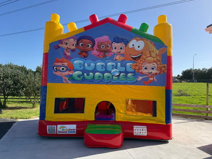 All-in-One Lego Bouncy Castle with Themed Banner