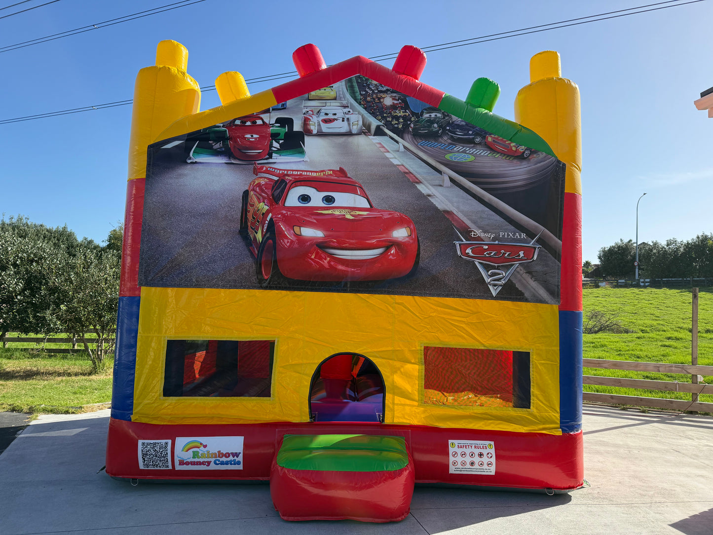 All-in-One Lego Bouncy Castle with Themed Banner
