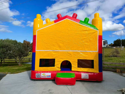 All-in-One Lego Bouncy Castle with Themed Banner