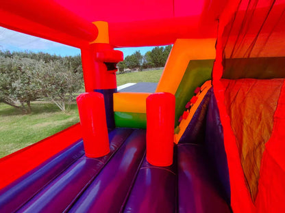 All-in-One Lego Bouncy Castle with Themed Banner