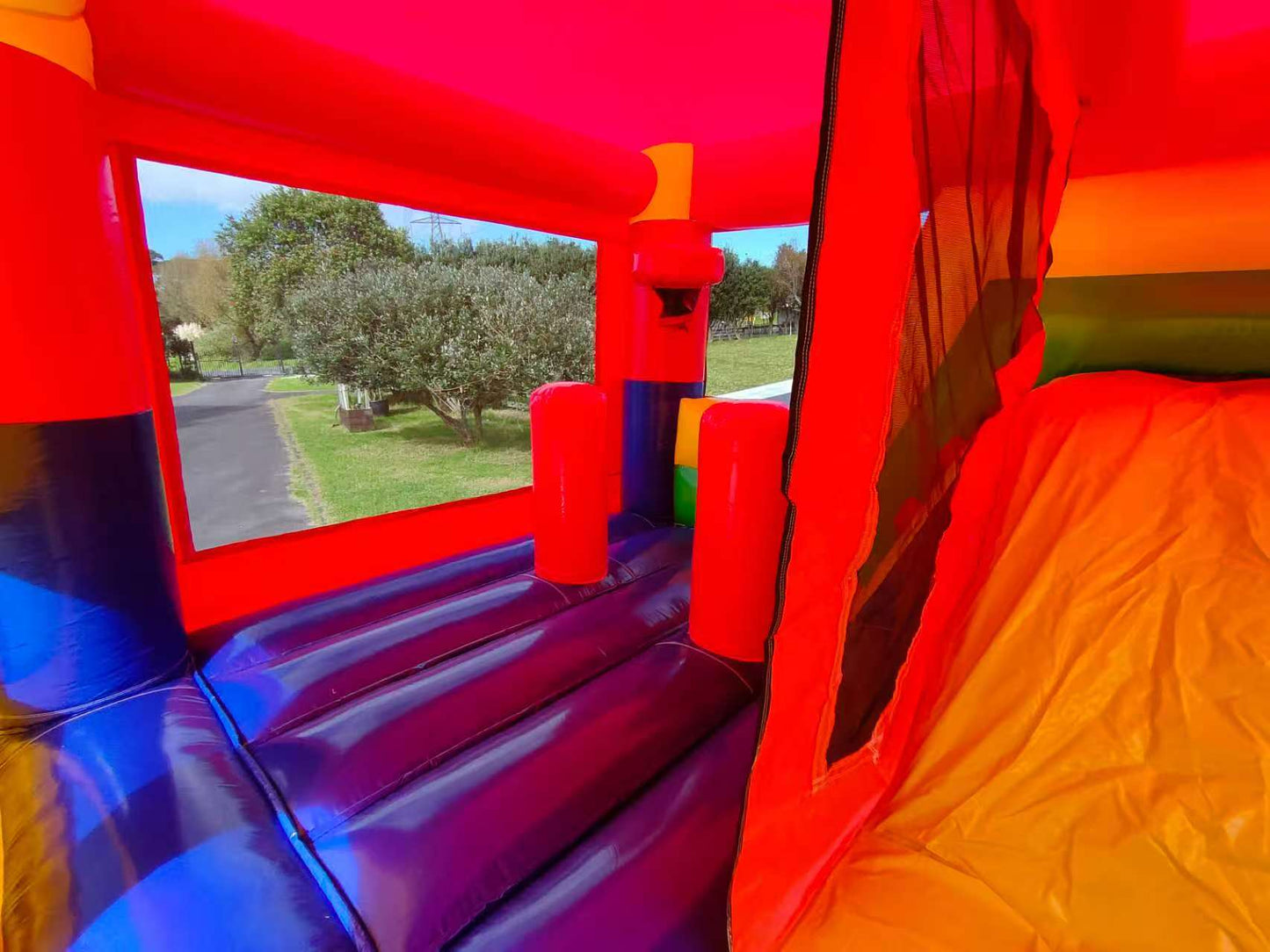 All-in-One Lego Bouncy Castle with Themed Banner