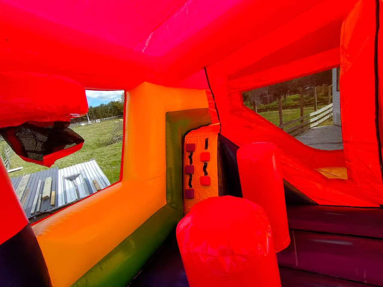 All-in-One Lego Bouncy Castle with Themed Banner