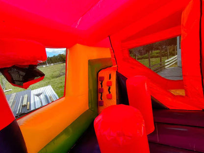 All-in-One Lego Bouncy Castle with Themed Banner