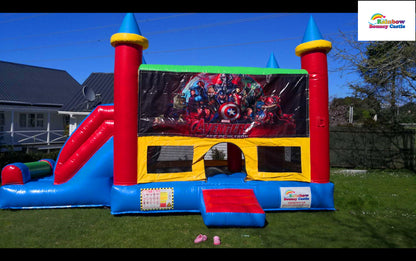 Jumping Castle with Themed Banner
