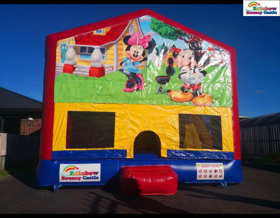 minnie & Mickey mouse bouncy castle
