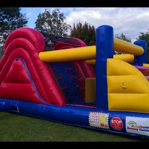 mega obstacle bouncy castle